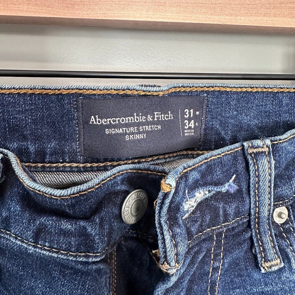 Abercrombie Mens Signature Stretch Skinny Jeans